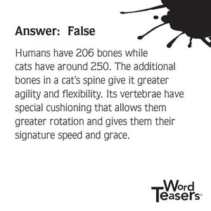 Word Teasers - About Cats