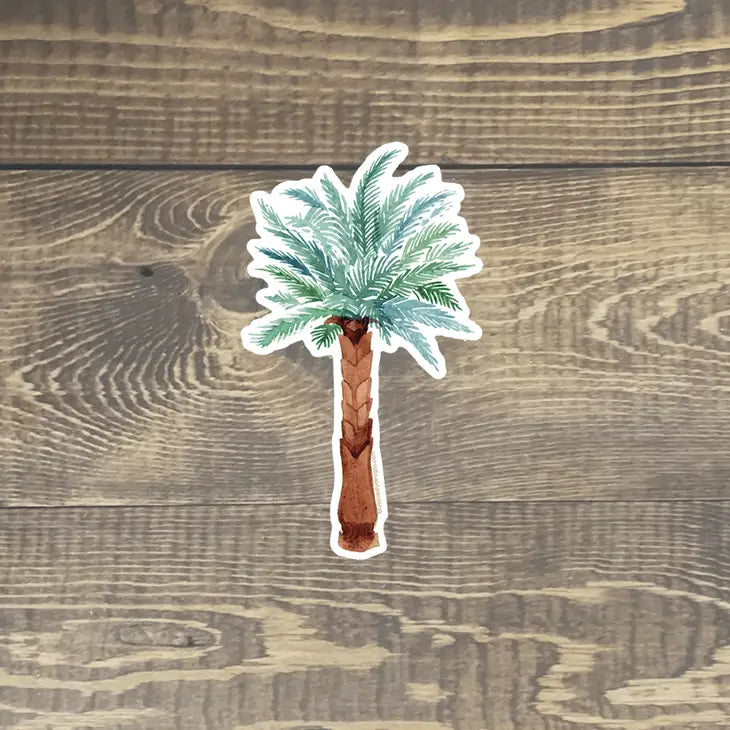 Palm Tree Design Vinyl Sticker Ocala
