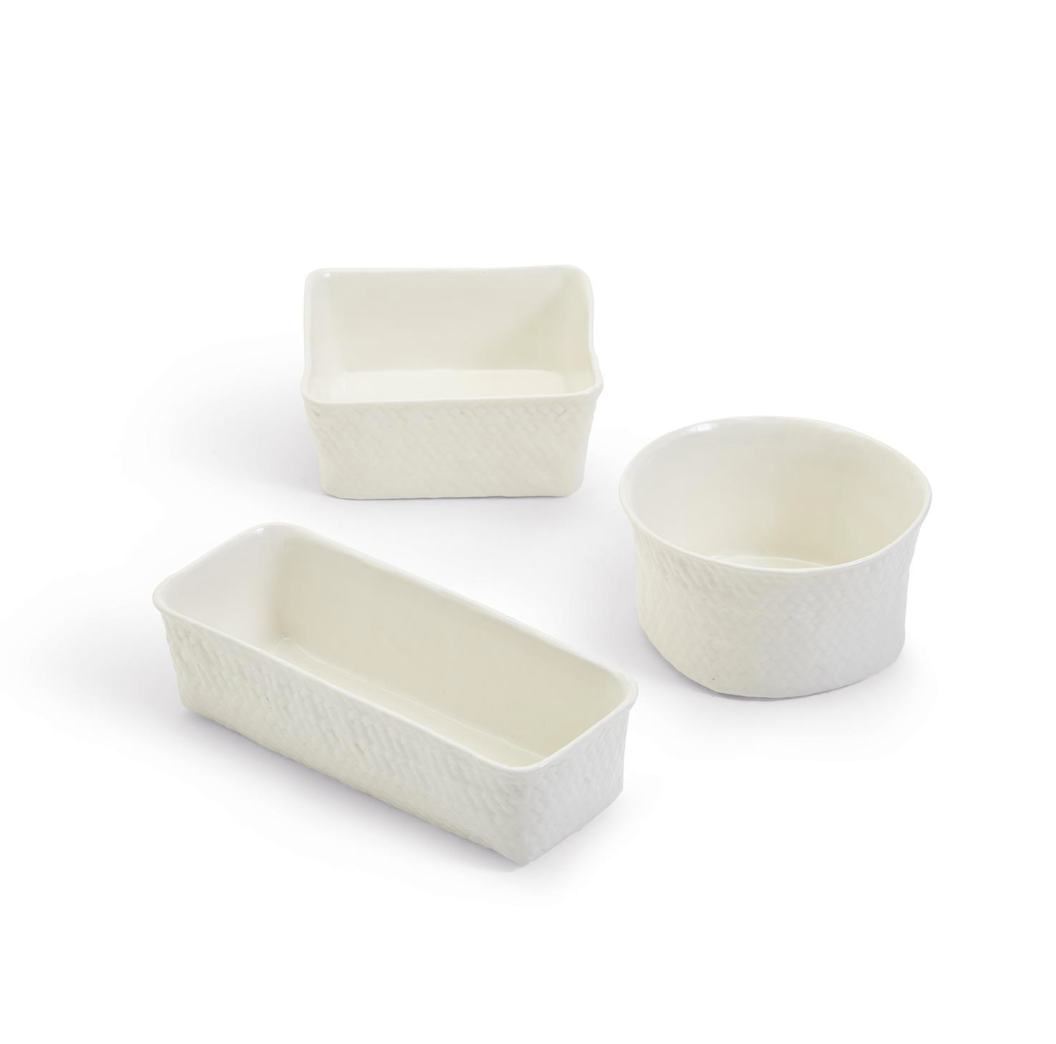 Basket Weave Tidbit Dish