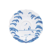 Load image into Gallery viewer, Country Estate Saucer Garden Follies - Delft Blue
