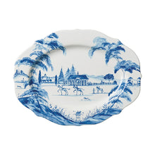 Load image into Gallery viewer, Country Estate Delft Blue Medium Serving Platter Stable - 15”
