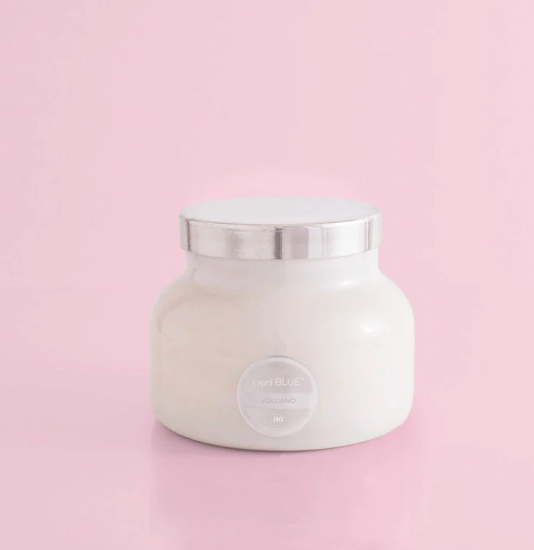 Capri White Signature Jar 19oz - Volcano