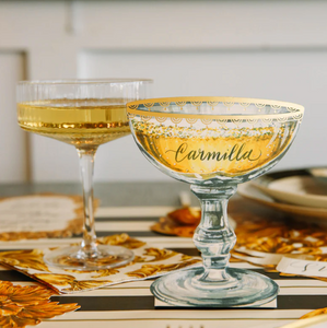 Champagne Coupe Place Card