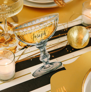 Champagne Coupe Place Card