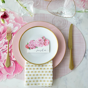 Die-Cut Peony Placemat