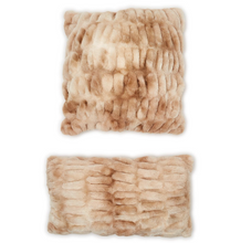 Load image into Gallery viewer, Faux Fur Pillows two sizes
