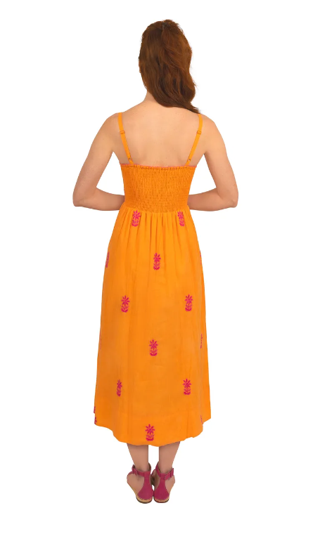 gretchen scott maxi dresses Gretchen Scott Designs Hand Embroidered Midi/Maxi Dress