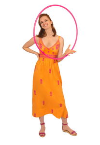 Gretchen Scott Designs Hand Embroidered Midi/Maxi Dress - Fiesta Time