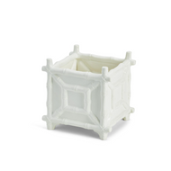 Hampton Faux Bamboo Fretwork Cachepot Planter