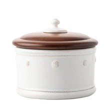 Load image into Gallery viewer, Berry &amp; Thread Dog Treat Canister - Whitewash

