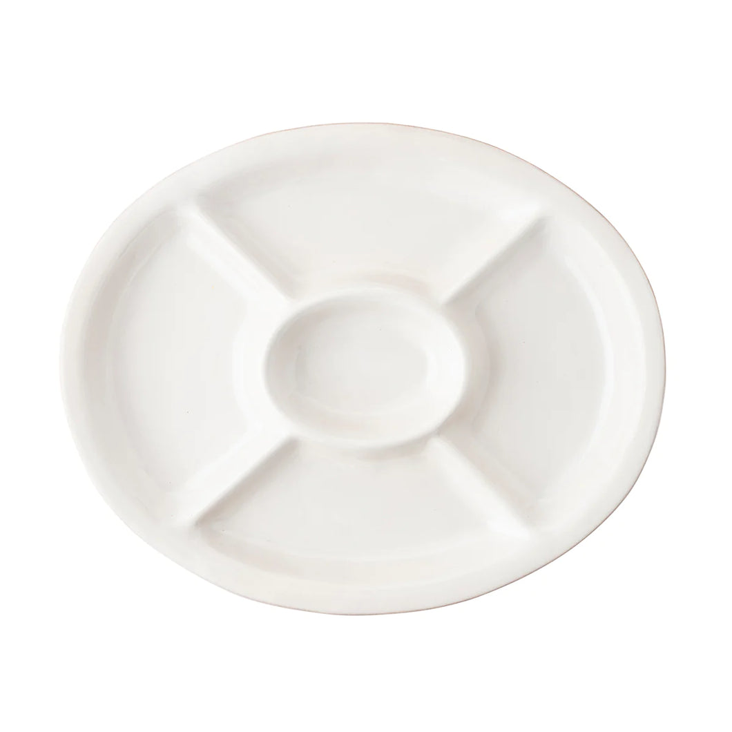 Juliska Puro Crudite Platter - Whitewash