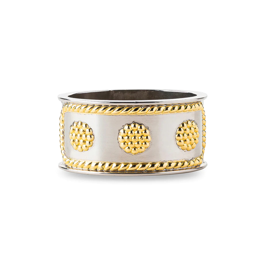 Juliska Berry & Thread Napkin Ring - Bright Satin & Gold