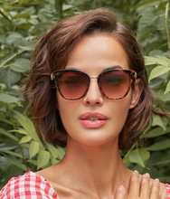 Load image into Gallery viewer, Powder Luxe Natalia - Tortoiseshell/Glitter Sunglasses
