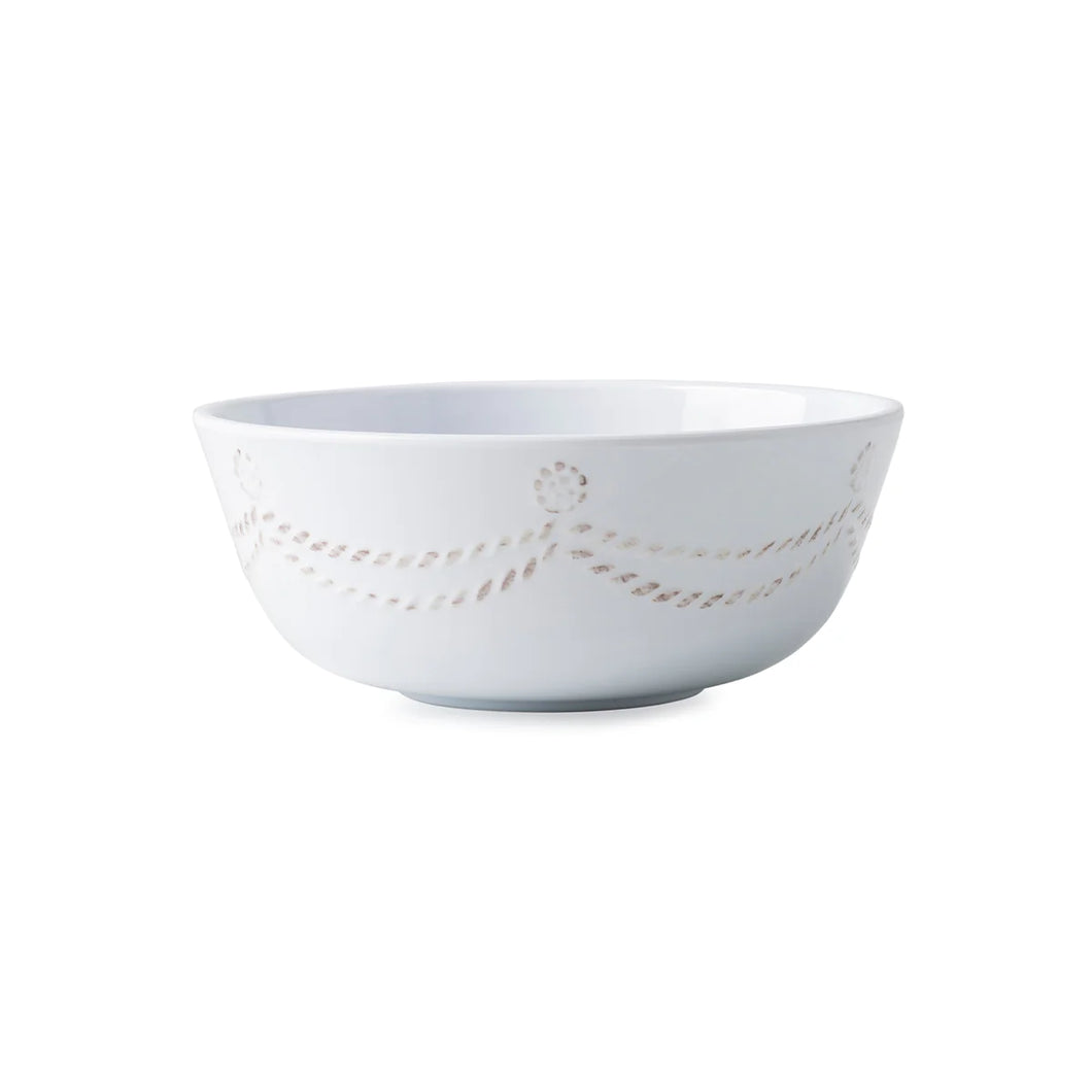 Berry and Thread Melamine Cereal Bowl - Whitewash