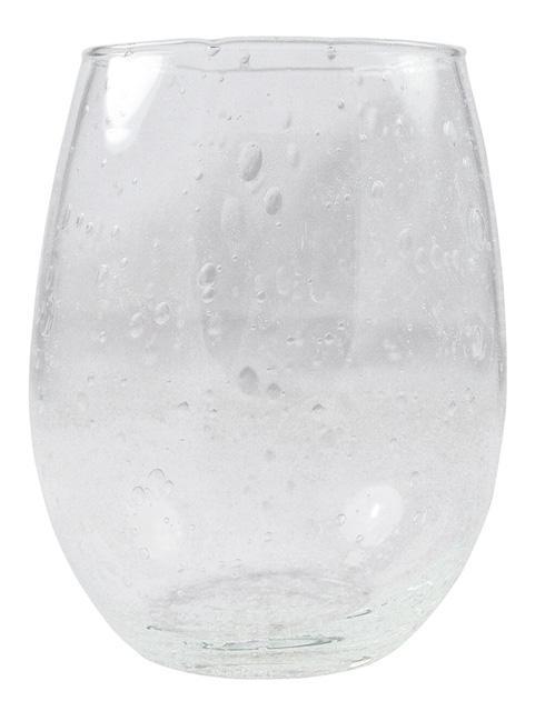 Bellini Stemless White Wine Bubble Glass