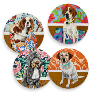 Dog Tales Coaster - Set of 4