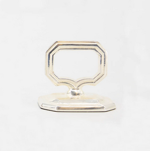Napkin Ring with Place Card Holder - Single