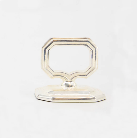Napkin Ring with Place Card Holder - Single