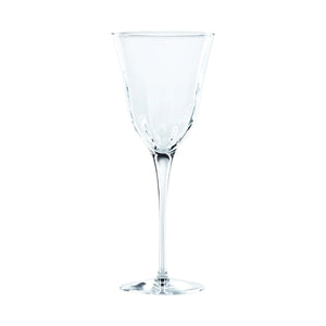 Optical Wine Stem Glass - Clear