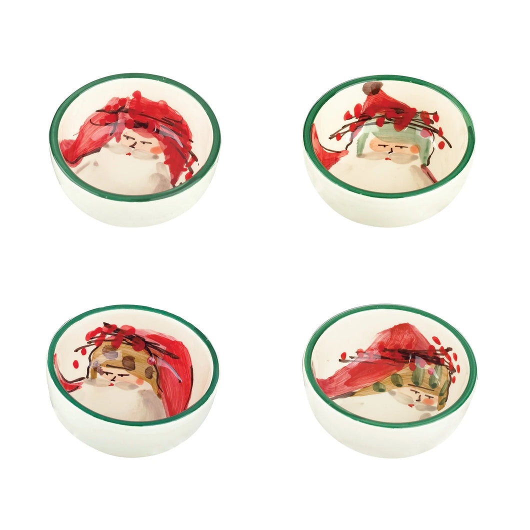 Vietri Old St. Nick Condiment Bowl - Individual Assorted