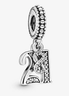 PANDORA 21st Celebration Dangle Charm
