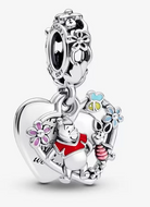 PANDORA Disney Winnie the Pooh & Piglet Double Dangle Charm