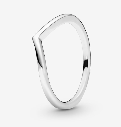 PANDORA Polished Wishbone Ring - Silver