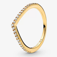 PANDORA Sparkling Wishbone Ring - Shine