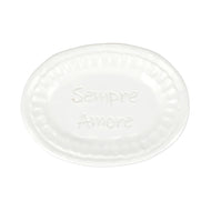 Vietri Pietra Serena Sempre Amore Small Oval Plate - FINAL SALE