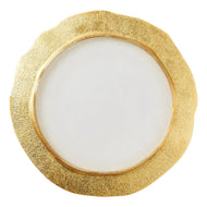 Vietri Rufolo Glass Gold Organic Service Plate/Charger