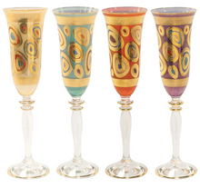 Load image into Gallery viewer, Vietri Regalia Champagne Glass - Orange
