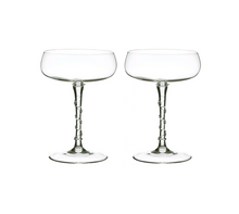 Load image into Gallery viewer, Amalia Champagne Coupes - Set of 2
