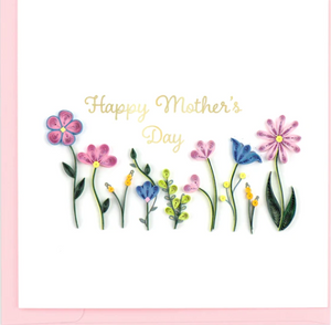 Mother's Day Wildflowers Quilling Card