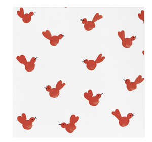 Papersoft Red Bird Cocktail Napkins - 20 Pack