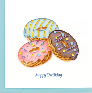 Birthday Donuts Quilling Card