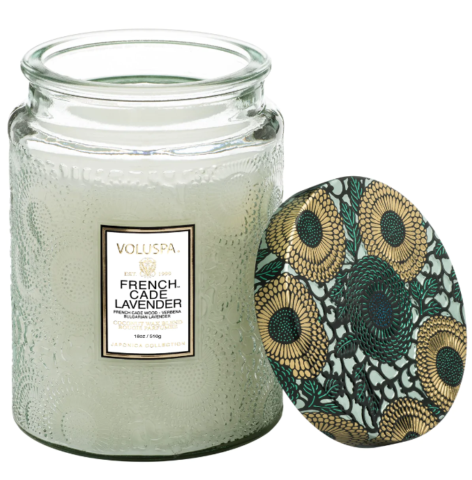 Voluspa French Cade & Lavender Large Jar Candle