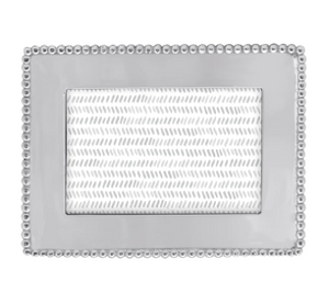 Mariposa Beaded Engraveable Frame - 4x6