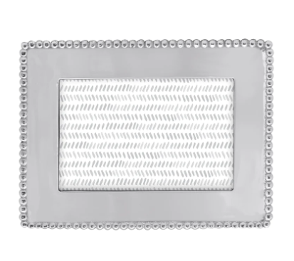 Mariposa Beaded Engraveable Frame - 4x6