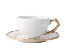 Load image into Gallery viewer, Classic Bamboo Natural Teacup Saucer
