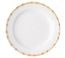 Load image into Gallery viewer, Classic Bamboo Natural Round Charger/Server Plate - 14”

