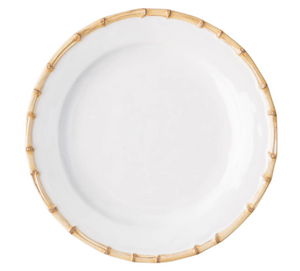 Classic Bamboo Natural Round Charger/Server Plate - 14”