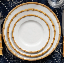 Load image into Gallery viewer, Classic Bamboo Natural Round Charger/Server Plate - 14”
