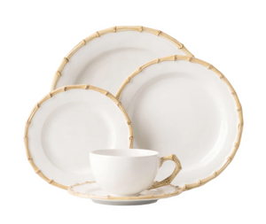 Classic Bamboo Natural 5 pc Placesetting