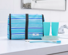 Load image into Gallery viewer, Scout Beauty Burrito Hanging Toiletry Bag - Seas the Day
