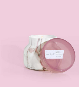 8oz Petite Modern Marble Candle - Aloha Orchid