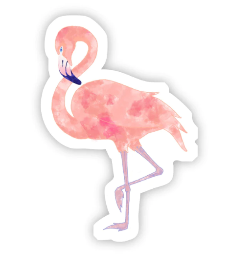 Flamingo Watercolor Sticker
