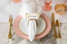 Load image into Gallery viewer, Napkin Ring with Place Card Holder
