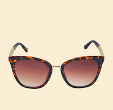 Load image into Gallery viewer, Luxe Natalia - Tortoiseshell/Glitter Sunglasses
