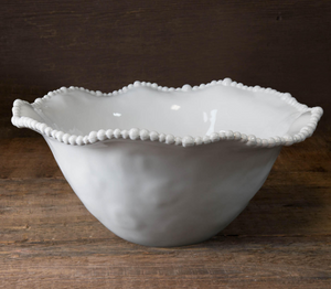 VIDA Alegria Melamine Bowl - White