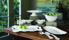Load image into Gallery viewer, VIDA Alegria Double Dip Melamine Divided Server - White
